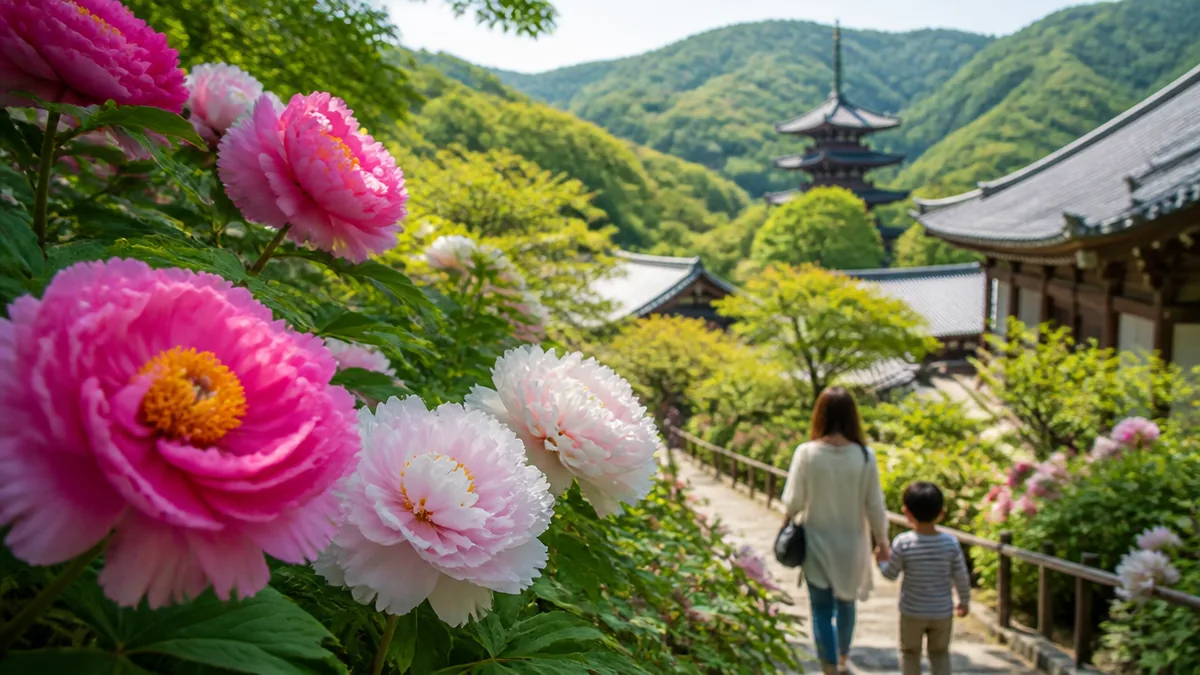春の牡丹と石楠花は長谷寺と室生寺どちらへ？の解説画像