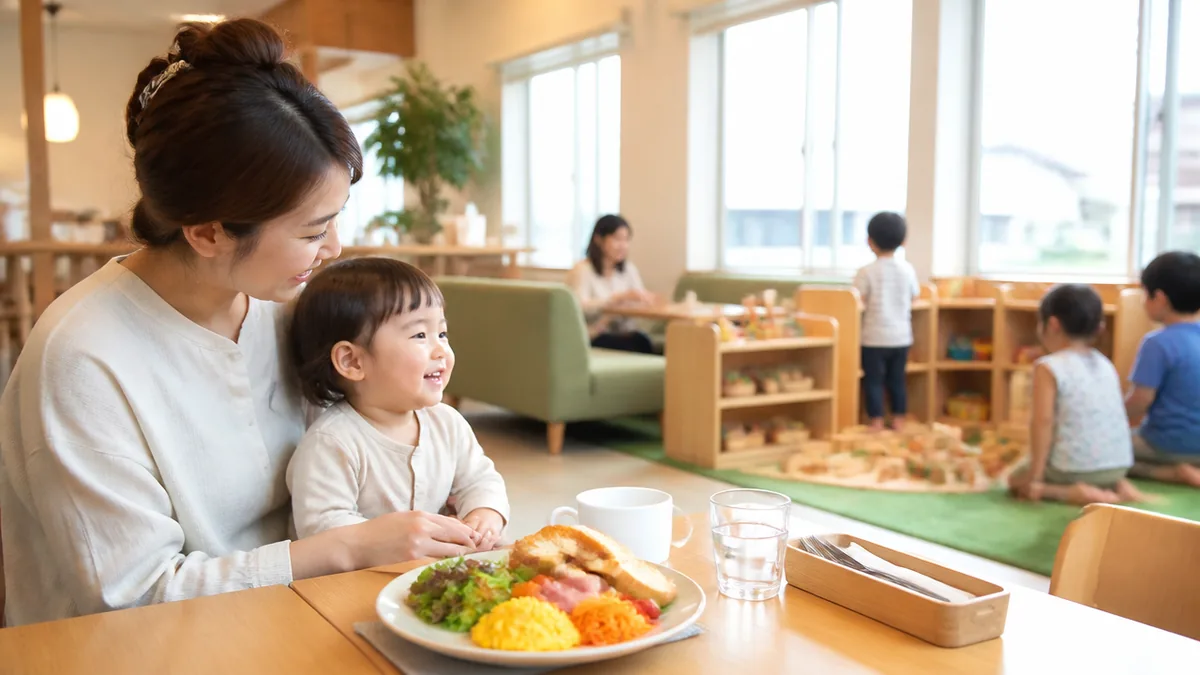 駅前で未就学児連れならTAM'S CAFEが入りやすい理由の解説画像