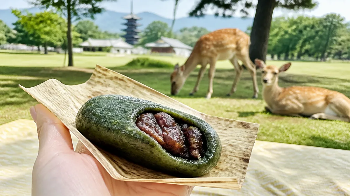 つきたてを買ってすぐ食べたい日は中谷堂のよもぎ餅の解説画像