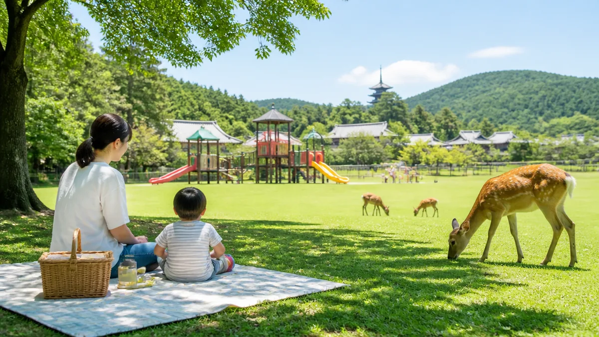 心の森総合福祉公園はどんな公園？7.3haに広場と遊具がそろう全体像の解説画像