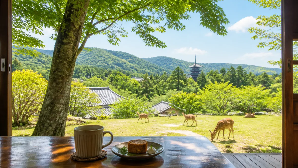 自然に囲まれた奈良カフェはどこにある？エリアで選ぶと迷わないの解説画像