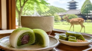 奈良カフェ スイーツは葛・わらび餅・大和茶で選ぶ｜駅1分の330円大福から東大寺境内までのアイキャッチ画像