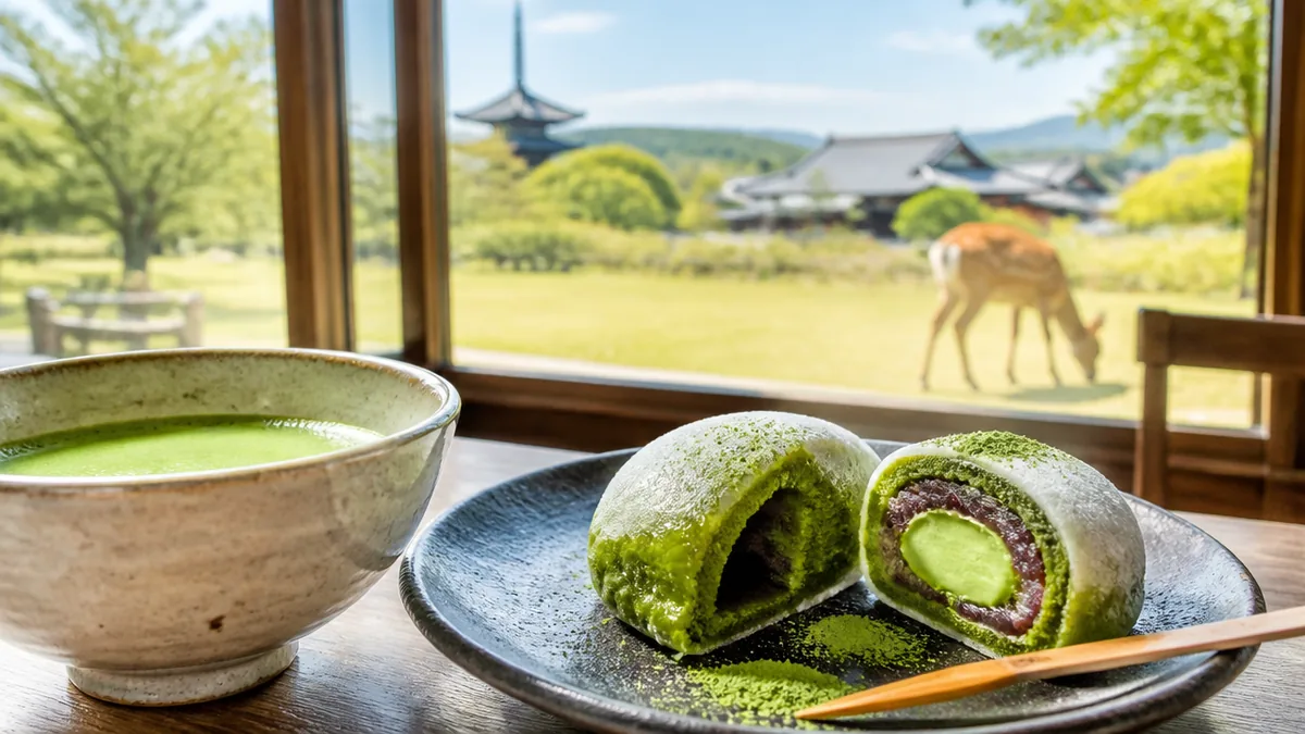 東大寺・奈良公園を歩いたあと、どこで甘いものを食べる？の解説画像