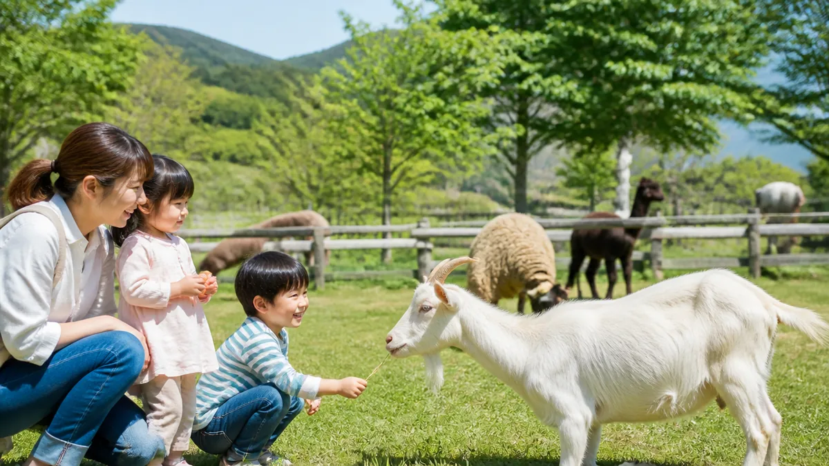 動物とふれあうならどこ？うだ・アニマルパークの楽しみ方の解説画像