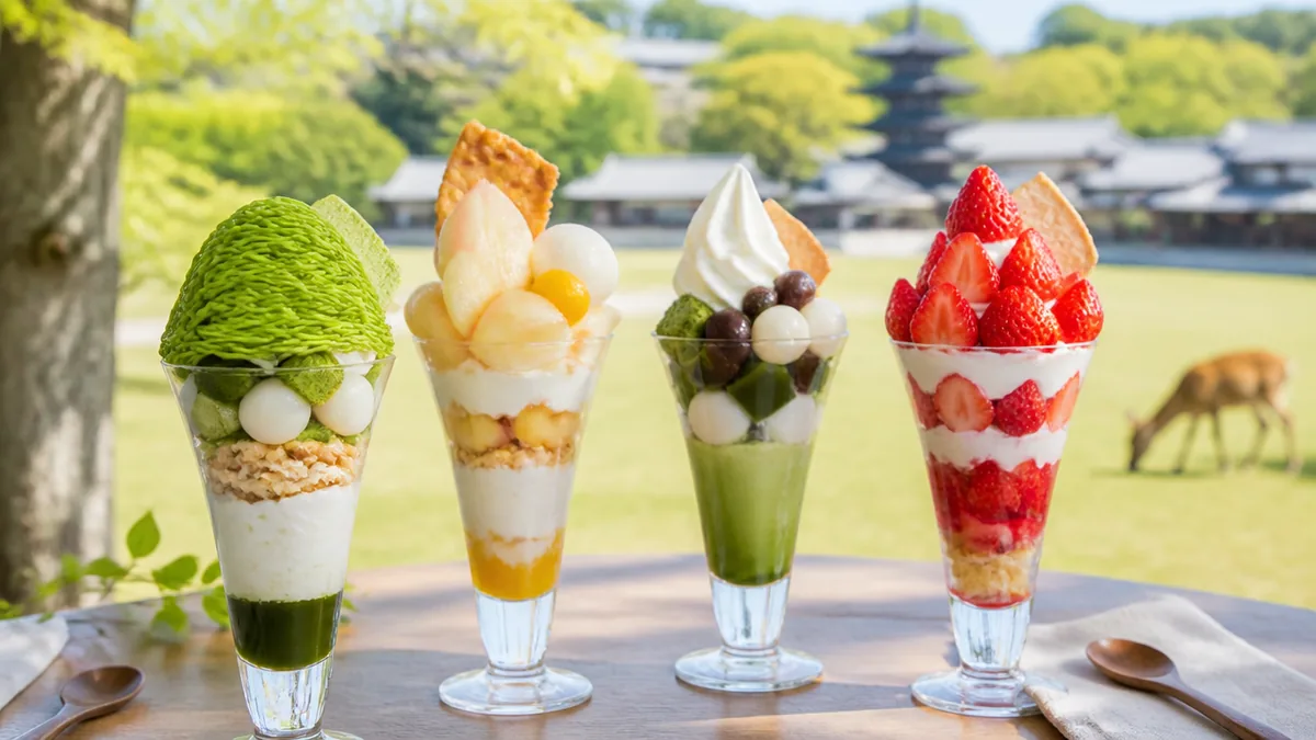 奈良のパフェで迷ったら？4店を価格と予約で比べた早見表の解説画像