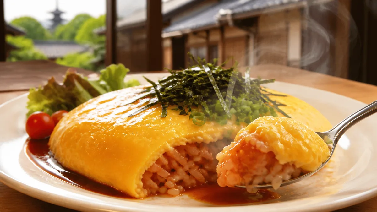 移転して「きたまち」へ。サンバードは和風オムライスの専門店の解説画像