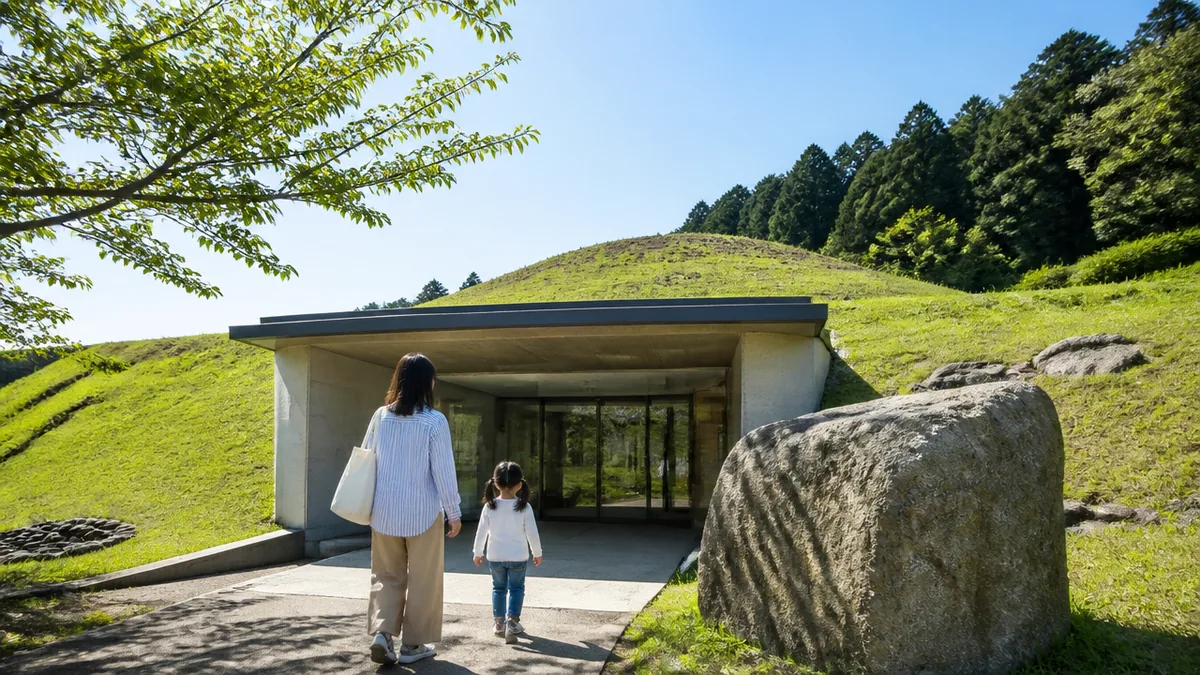 高松塚古墳の「飛鳥美人」には壁画館で会うのが基本の解説画像