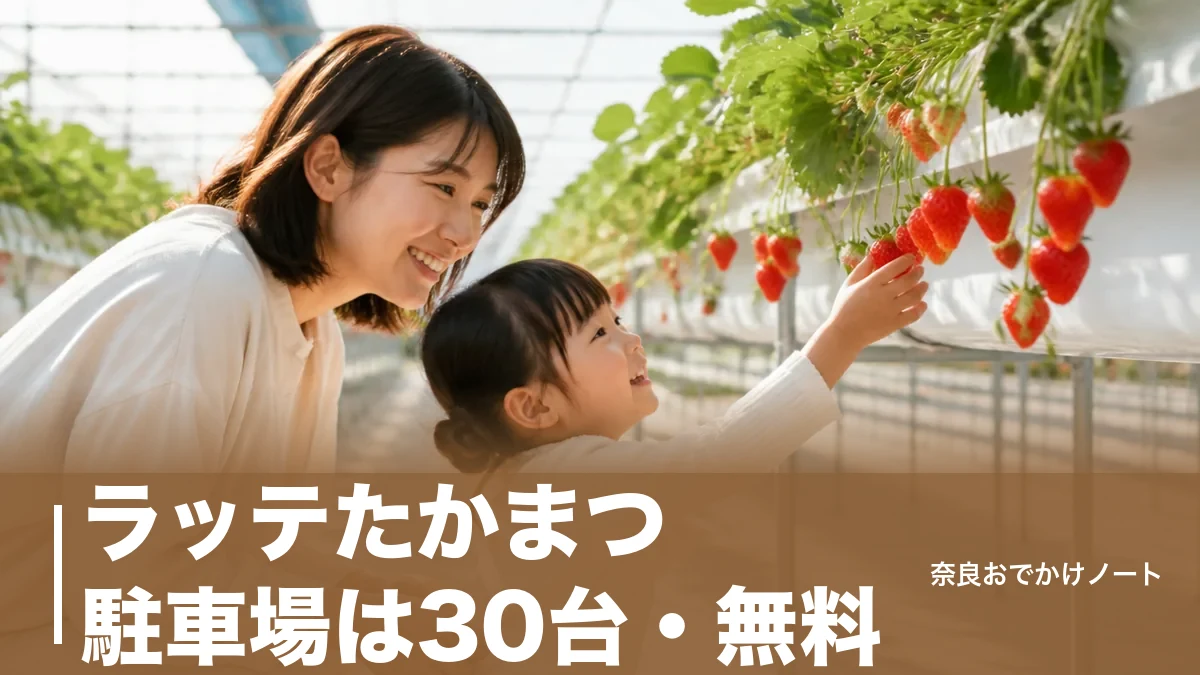 ラッテたかまつ 駐車場は30台・無料｜冬は火水休みと体験予約1週間前の落とし穴のアイキャッチ画像