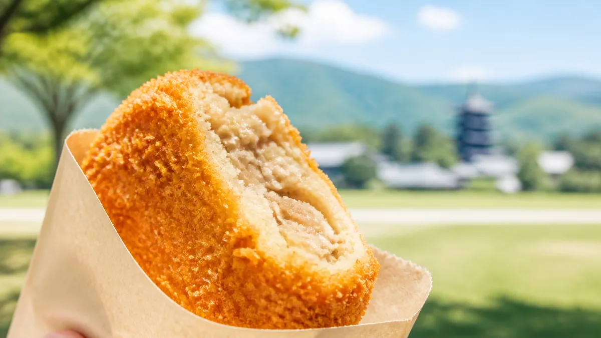 コロッケ奈良の6選|年中無休の駅ナカ専門店と金曜揚げ物特売の精肉店を子連れ比較のアイキャッチ画像