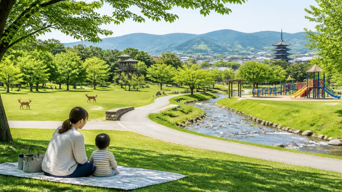 しきのみちはせがわ展望公園はどんな公園？片道約3.5kmに広場が連なる河川ルート公園の解説画像