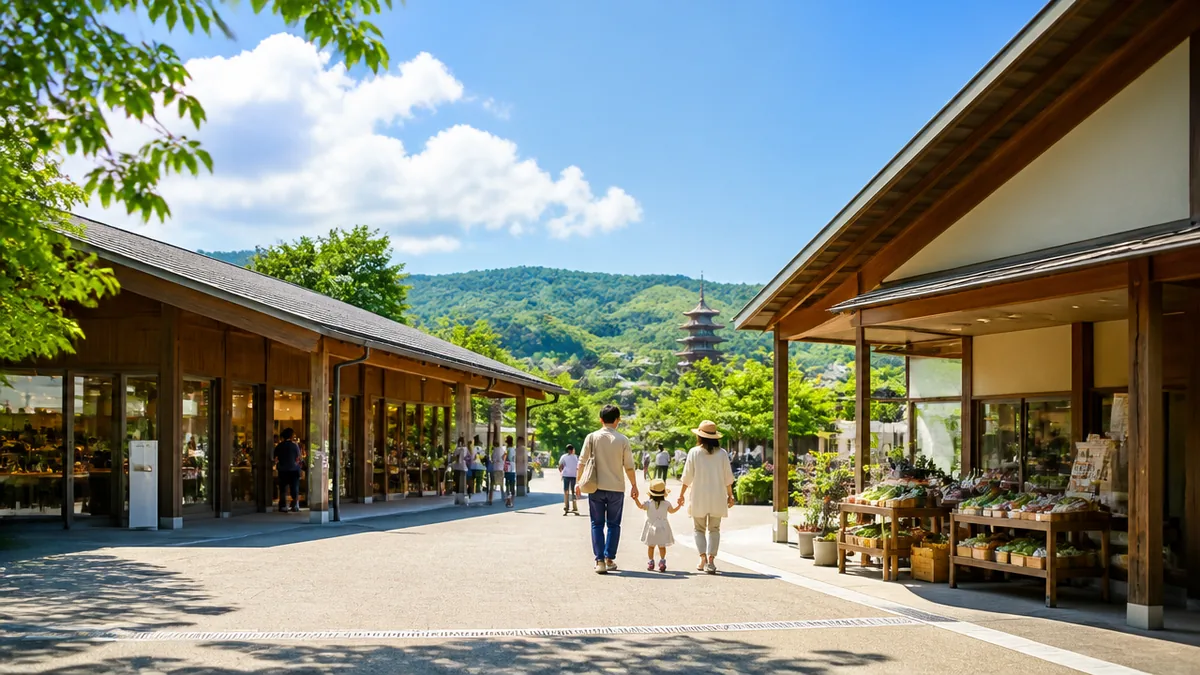 道の駅飛鳥はどんな場所？駅前にまとまった「案内所＋直売所」の2本立ての解説画像
