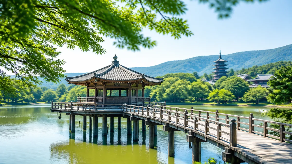 奈良浮見堂ってどんな場所？鷺池に浮かぶ六角堂の基本の解説画像