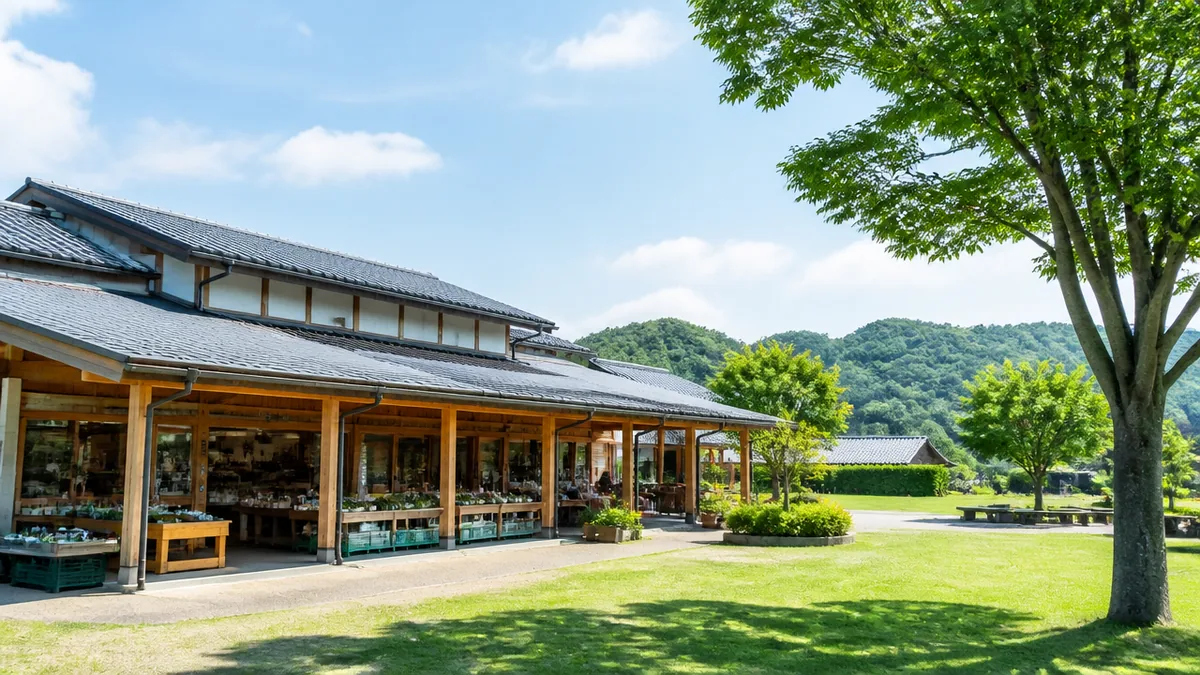 新沢千塚ふれあいの里ってどんな場所？直売所と休憩所の2つの顔の解説画像