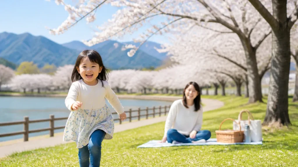 倉橋ため池ふれあい公園を子連れで歩く段取り｜1,000本の桜並木と無料駐車場・トイレ確認のコツのアイキャッチ画像