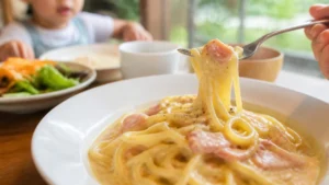 ランチ富雄で子連れが選ぶ5選｜駅徒歩3分のカルボナーラから霊山寺の薬膳1,760円までのアイキャッチ画像