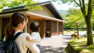 若草山休憩所を子連れで使う段取り｜入山料150円とおむつ替えできる山麓北側トイレのアイキャッチ画像