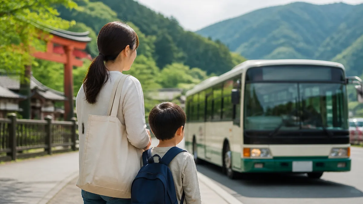 バスで行くなら帰りの便から逆算するの解説画像