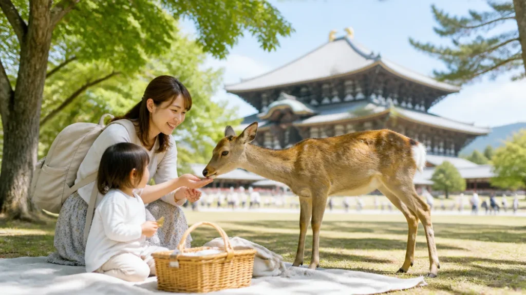 奈良駅から東大寺は近鉄なら徒歩約20分｜JRはバス11分・子連れの段取りと運賃250円のアイキャッチ画像
